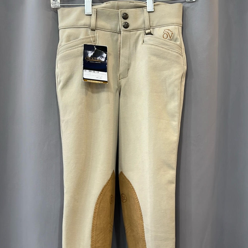 Kids Formal Riding Breeches - Tan